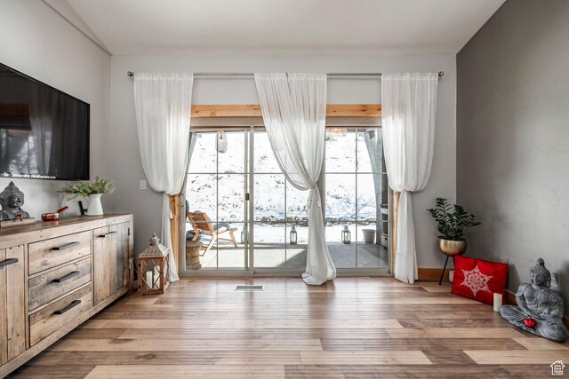 14084 N Council Fire Trl Unit 14D, Kamas, UT 84036 - interior space featuring light hardwood / wood-style flooring