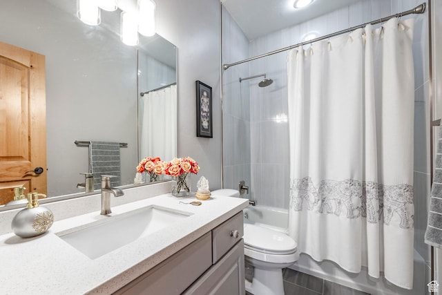 14084 N Council Fire Trl Unit 14D, Kamas, UT 84036 - full bathroom with shower / bath combination with curtain, vanity, and toilet