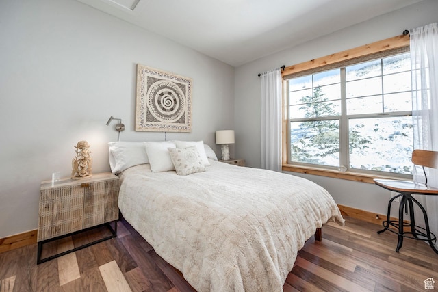 14084 N Council Fire Trl Unit 14D, Kamas, UT 84036 - bedroom featuring dark hardwood / wood-style flooring