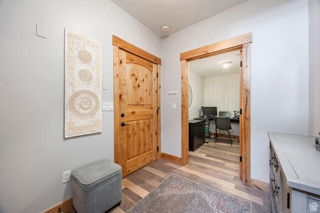 14084 N Council Fire Trl Unit 14D, Kamas, UT 84036 - entrance foyer featuring light hardwood / wood-style flooring
