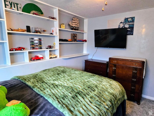bedroom with carpet flooring