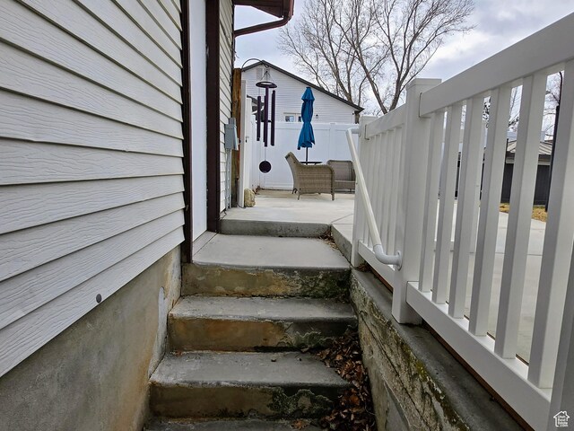 view of staircase