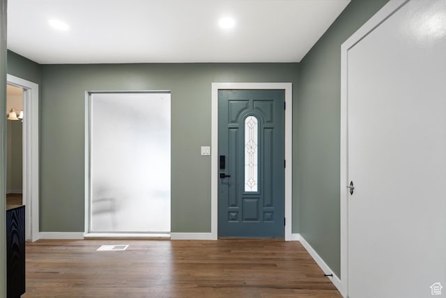 1320 Country Hills Dr, Ogden, UT 84403 - entryway featuring wood-type flooring
