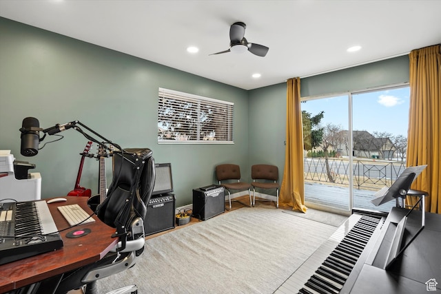 1320 Country Hills Dr, Ogden, UT 84403 - office space featuring ceiling fan