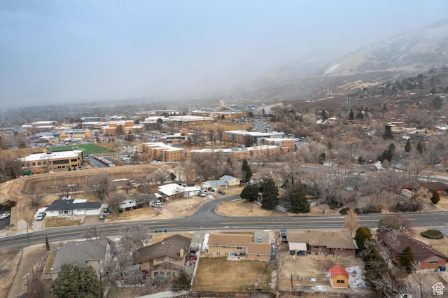 1320 Country Hills Dr, Ogden, UT 84403 - bird's eye view with a mountain view