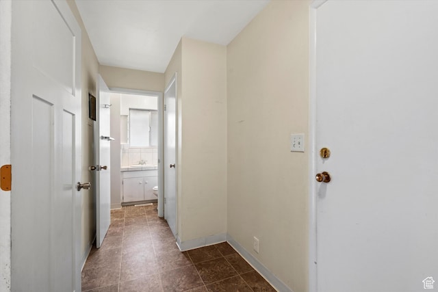 1320 Country Hills Dr, Ogden, UT 84403 - hall with sink