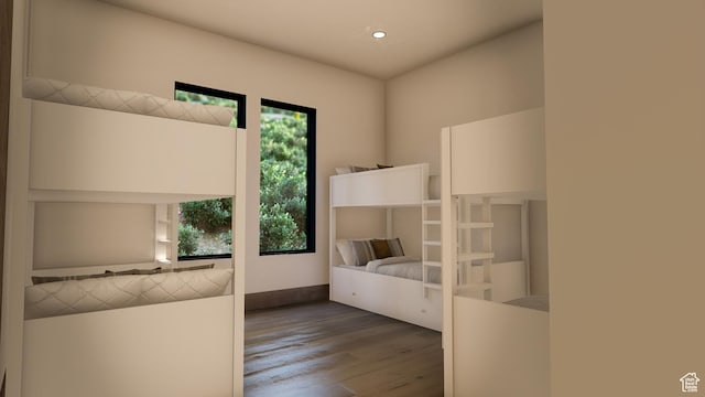 460 E Big Dutch Dr, Heber City, UT 84032 - unfurnished bedroom with dark hardwood / wood-style flooring