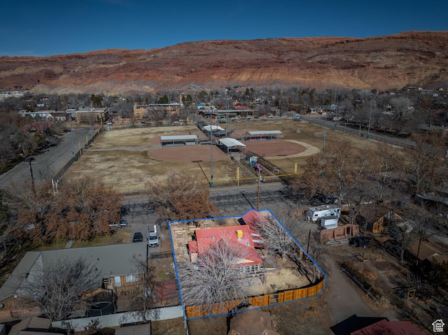 232 E 100 S, Moab, UT 84532 - aerial view featuring a mountain view