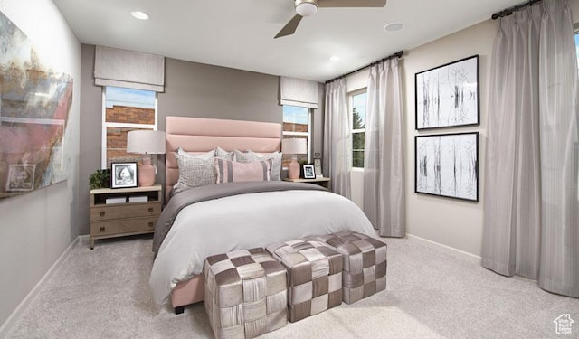 2144 W 3930 S Unit 21, Hurricane, UT 84737 - carpeted bedroom featuring ceiling fan