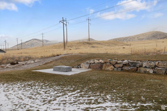 3450 N 1930 E, North Logan, UT 84341 - view of yard featuring a mountain view and a patio area