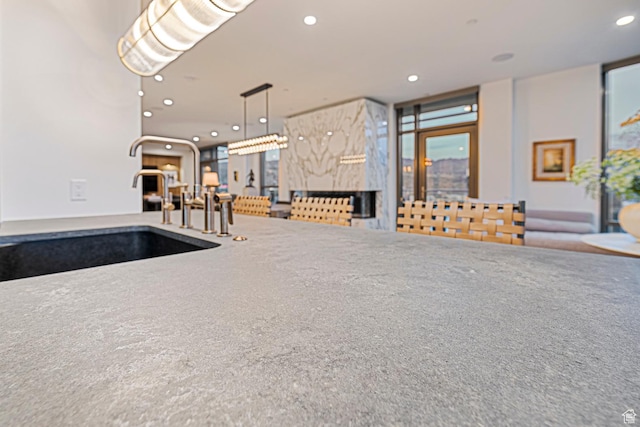 99 W S Temple St S Unit 2201, Salt Lake City, UT 84101 - kitchen featuring pendant lighting and sink