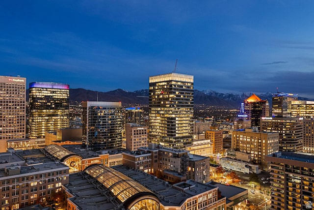 99 W S Temple St S Unit 2201, Salt Lake City, UT 84101 - property's view of city featuring a mountain view