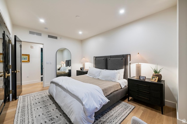 99 W S Temple St S Unit 2201, Salt Lake City, UT 84101 - bedroom with light hardwood / wood-style flooring