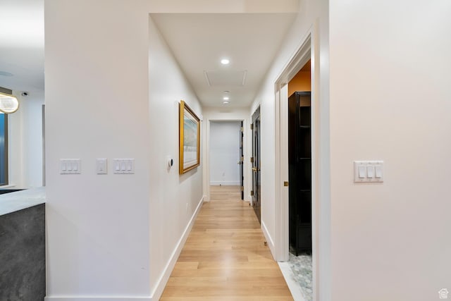 99 W S Temple St S Unit 2201, Salt Lake City, UT 84101 - corridor with light hardwood / wood-style floors