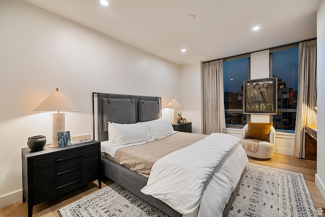 99 W S Temple St S Unit 2201, Salt Lake City, UT 84101 - bedroom featuring light hardwood / wood-style floors