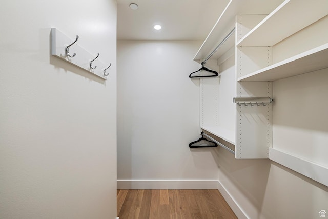 99 W S Temple St S Unit 2201, Salt Lake City, UT 84101 - walk in closet with hardwood / wood-style floors