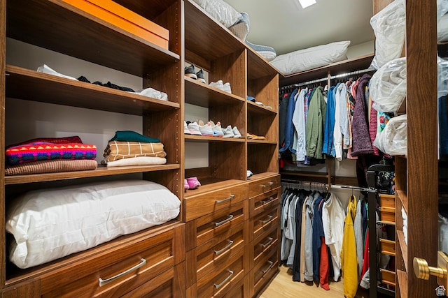 99 W S Temple St S Unit 2201, Salt Lake City, UT 84101 - spacious closet featuring light wood-type flooring