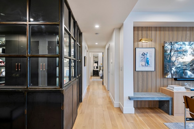 99 W S Temple St S Unit 2201, Salt Lake City, UT 84101 - hall with light wood-type flooring