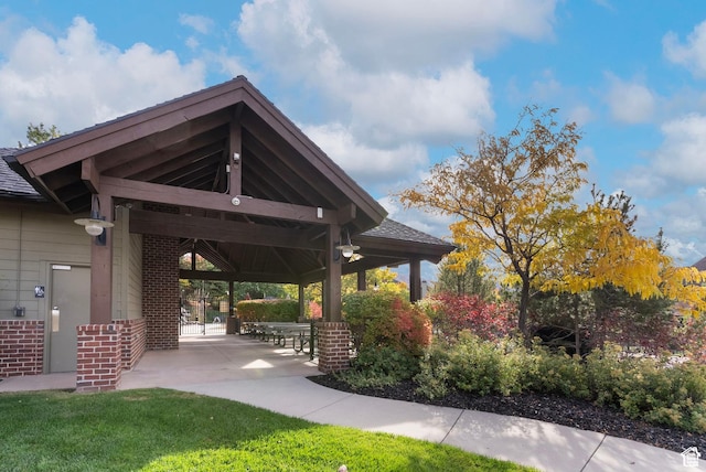 13299 S Laurel Park Ln, Draper, UT 84020 - view of property's community with a gazebo and a patio area