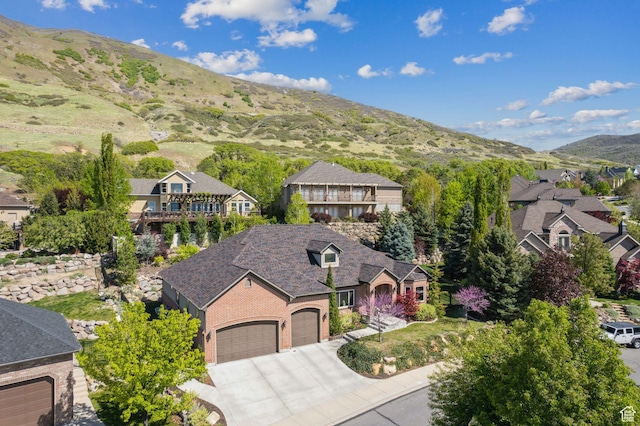 13299 S Laurel Park Ln, Draper, UT 84020 - drone / aerial view featuring a residential view and a mountain view