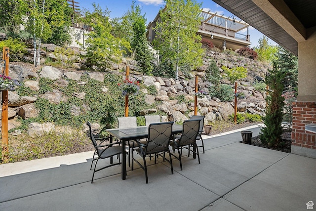 13299 S Laurel Park Ln, Draper, UT 84020 - view of patio featuring outdoor dining area
