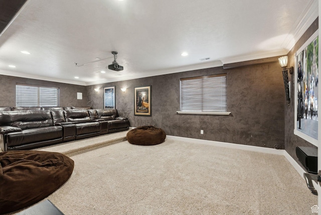 13299 S Laurel Park Ln, Draper, UT 84020 - cinema featuring carpet floors, recessed lighting, and visible vents