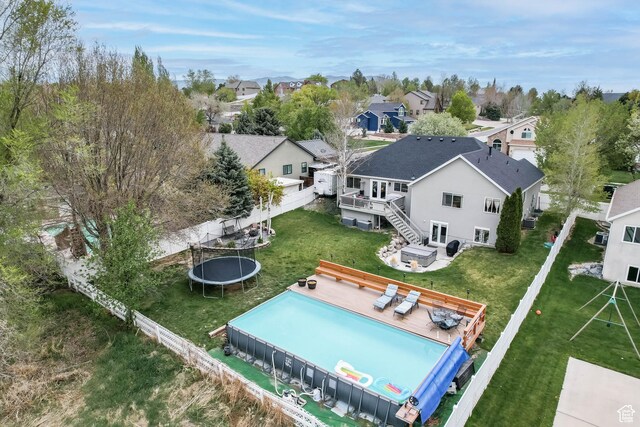 888 W Vahe St S, Draper, UT 84020 - birds eye view of property with a residential view