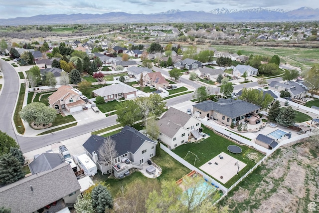 888 W Vahe St S, Draper, UT 84020 - aerial view with a residential view and a mountain view