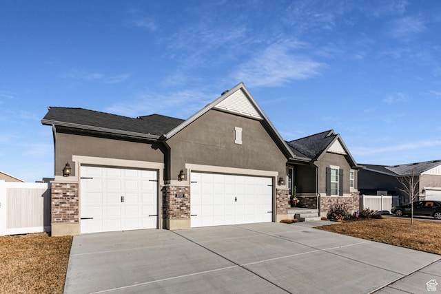 1038 W Regatta Ln, Stansbury Park, UT 84074 - view of front of home with a garage