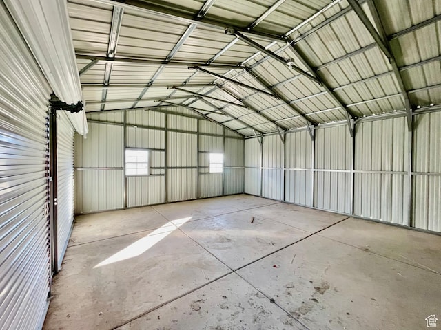 255 W Main St, Mount Pleasant, UT 84647 - garage featuring metal wall