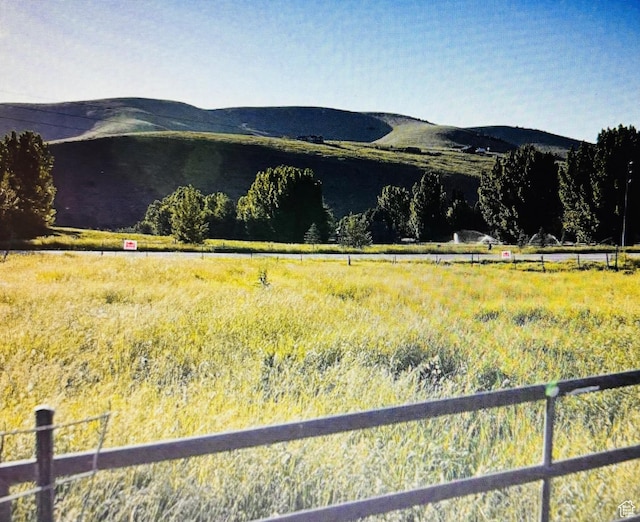 7455 N Capitol Hill Rd, Preston, ID 83263 - property view of mountains featuring a rural view