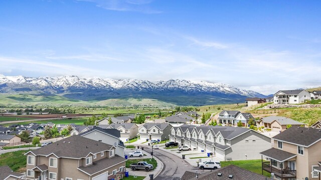 840 N Great View Dr E, Morgan, UT 84050 - aerial view of residential area with a mountainous background