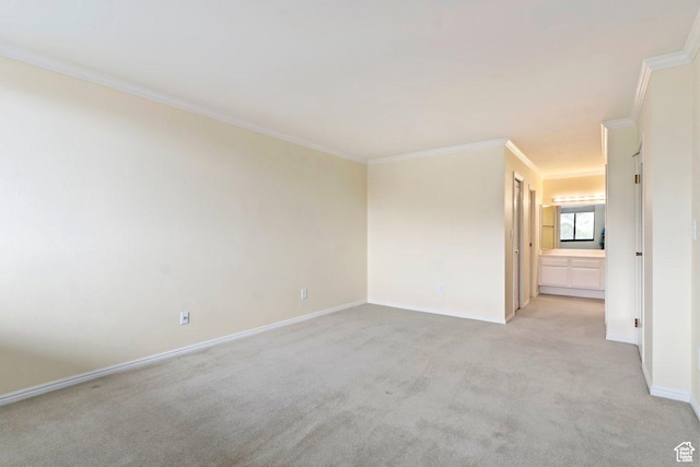 241 N Vine St Unit 1201E, Salt Lake City, UT 84103 - unfurnished room with ornamental molding and light colored carpet