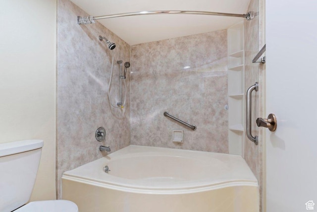 241 N Vine St Unit 1201E, Salt Lake City, UT 84103 - bathroom with toilet and tiled shower / bath combo