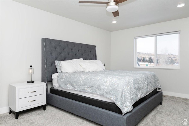 356 W Rendezvous Way, Garden City, UT 84028 - carpeted bedroom with ceiling fan