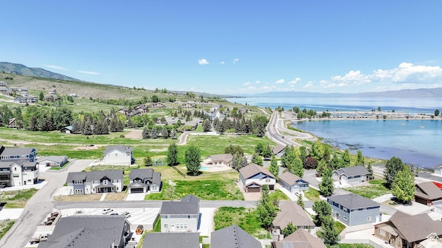 356 W Rendezvous Way, Garden City, UT 84028 - aerial view of residential area with a water and mountain view