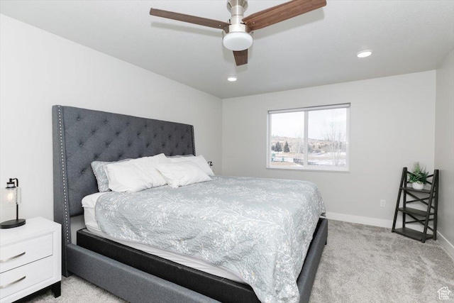 356 W Rendezvous Way, Garden City, UT 84028 - carpeted bedroom with ceiling fan