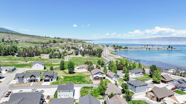 356 W Rendezvous Way, Garden City, UT 84028 - aerial view of residential area with a water and mountain view