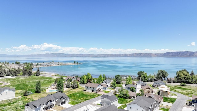 356 W Rendezvous Way, Garden City, UT 84028 - aerial perspective of suburban area featuring a water and mountain view