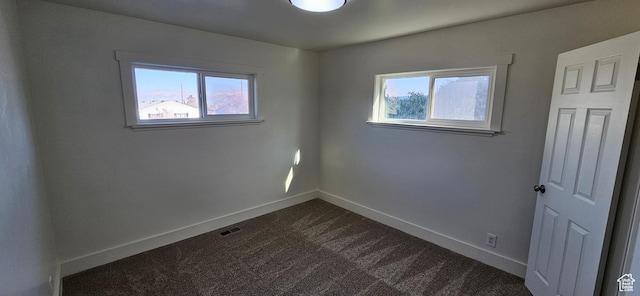 carpeted empty room with plenty of natural light