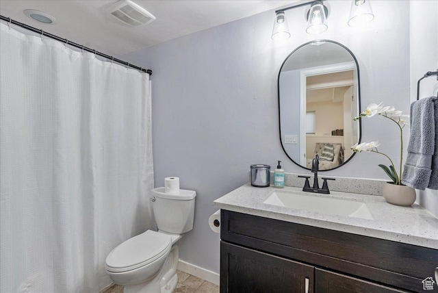 435 E Creekside Cir S Unit A, Salt Lake City, UT 84107 - full bath with toilet, vanity, tile patterned floors, and curtained shower