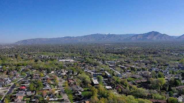 435 E Creekside Cir S Unit A, Salt Lake City, UT 84107 - aerial view of residential area featuring a mountainous background