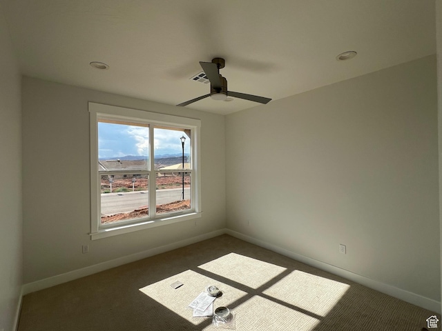 1589 S 4000 W Unit 12, Hurricane, UT 84737 - unfurnished room with carpet floors and ceiling fan