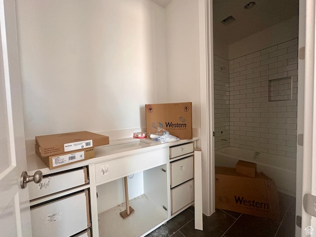 1589 S 4000 W Unit 12, Hurricane, UT 84737 - full bath featuring tile patterned floors, vanity, and shower / bath combination
