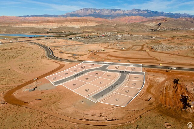 1533 S 4000 W, Hurricane, UT 84737 - bird's eye view featuring a water and mountain view