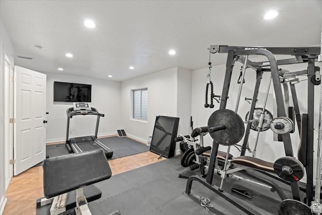 view of exercise room