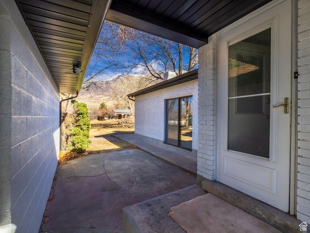 575 E 500 N, Pleasant Grove, UT 84062 - view of patio / terrace featuring a mountain view