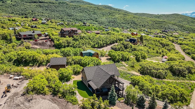 9284 E Tree Top Cir Unit 856, Heber City, UT 84032 - aerial view of property and surrounding area featuring mountains