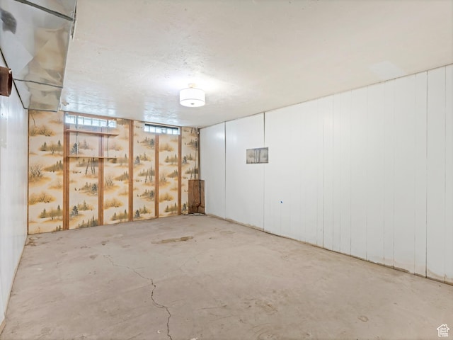 view of basement