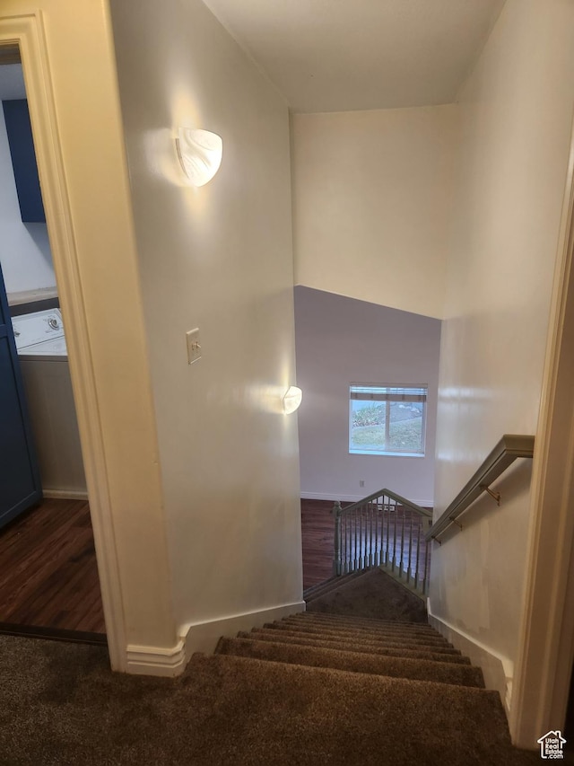 548 S 675 W, Centerville, UT 84014 - staircase with a towering ceiling and carpet floors